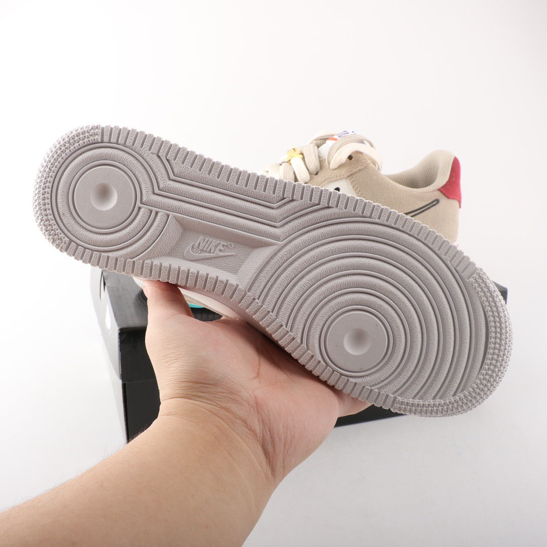 Nike Air Force 1 Low First Use Light Sail Red