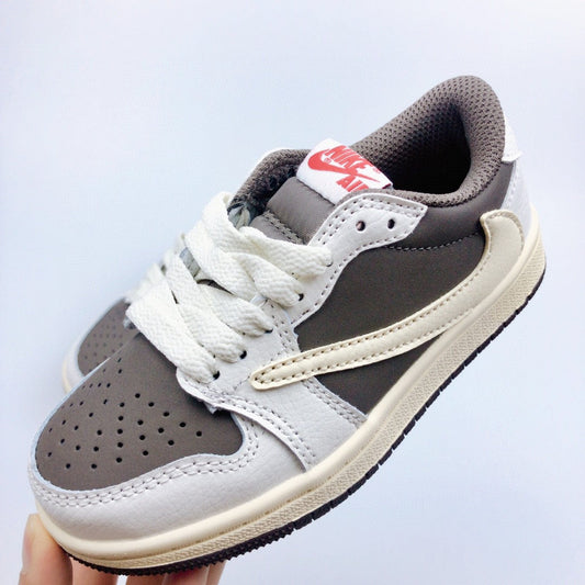 Jordan 1 Retro x Travis Scott Beige Infantil
