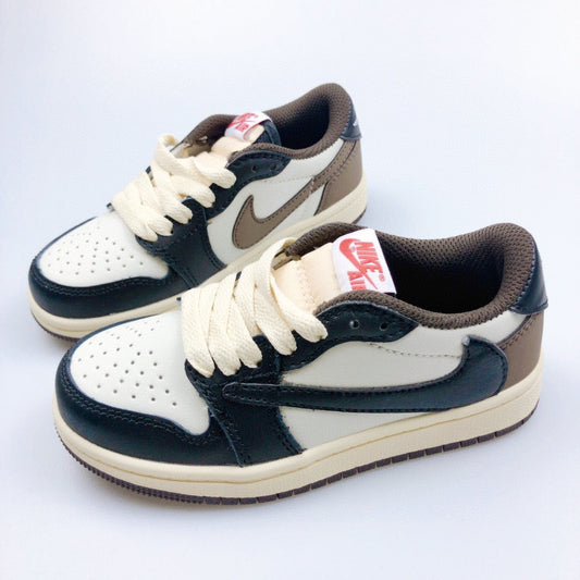 Jordan 1 Retro x Travis Scott Brown and Black Infantil