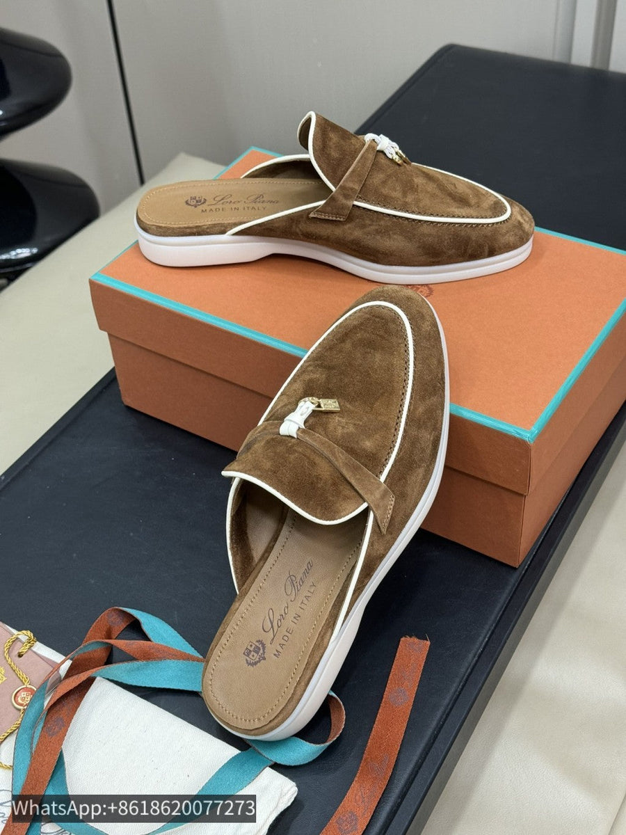 Mule Couro Casual Confortável