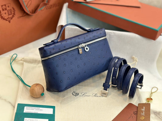 Bolsa Couro Azul