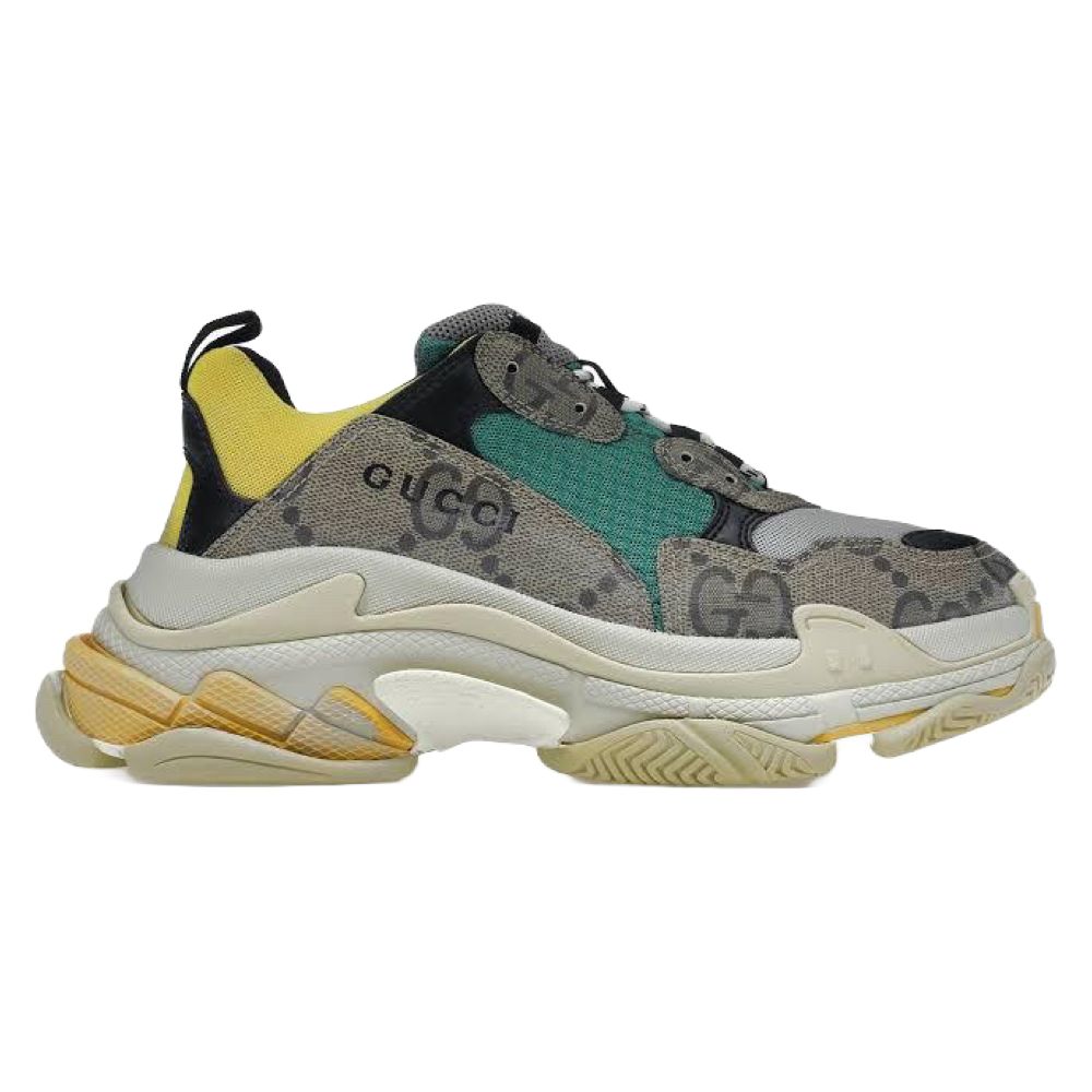 Balenciaga Triple S The Hacker Project Beige Green Yellow