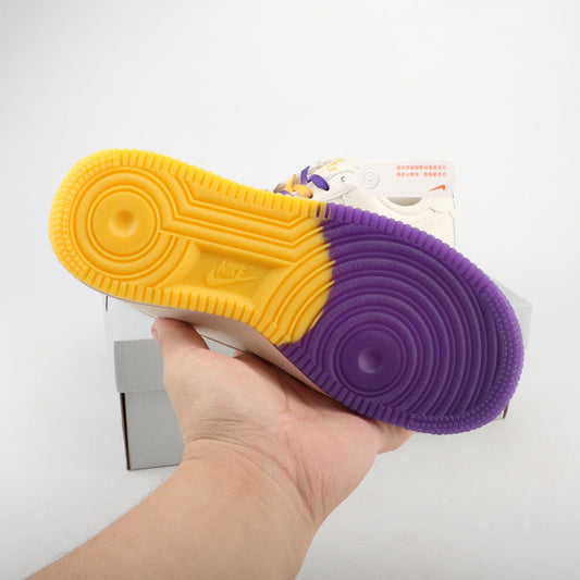 Air Force 1 Low 07 Yellow Purple H18092 - vista superior