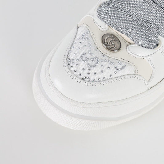 Gucci Screener GG Embellished Leather Sneakers
