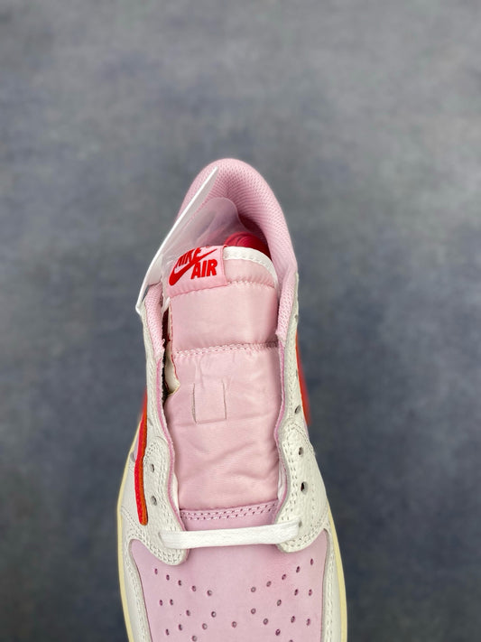 TRAVIS SCOTT X AIR JORDAN 1 LOW “SAIL TROPICAL PINK”