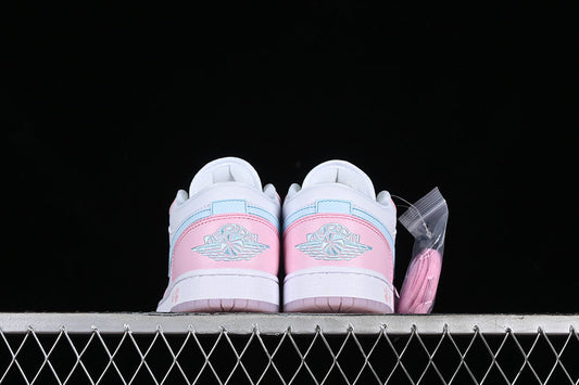 Air Jordan 1 Low SE Paw Print Pink Foam HM3706-141 - vista superior