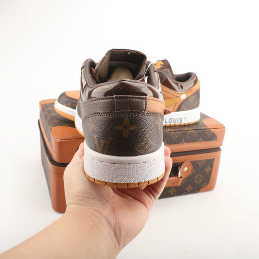 Air Force 1 Custom Off-White X Louis Vuitton - detalhe do solado