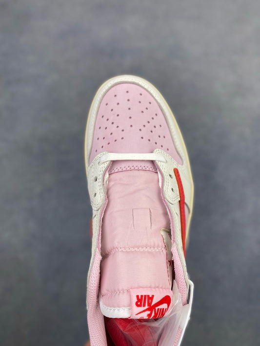 TRAVIS SCOTT X AIR JORDAN 1 LOW “SAIL TROPICAL PINK”