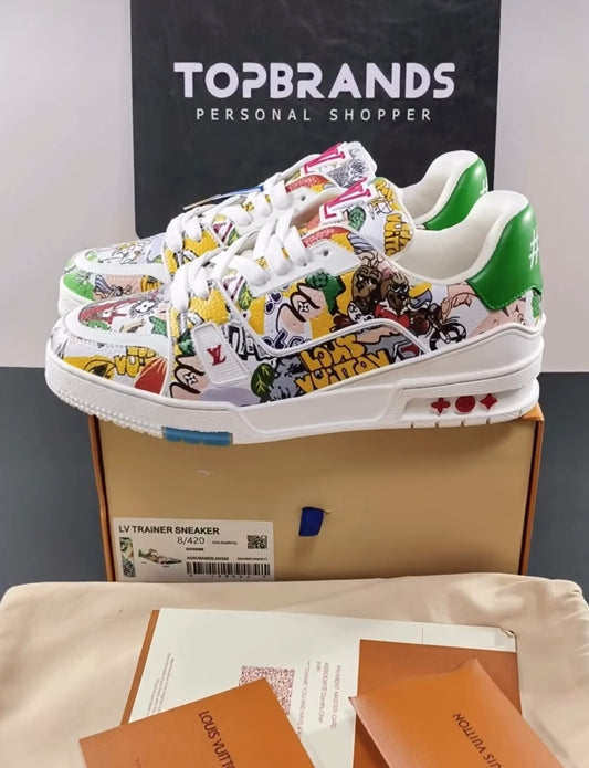Louis Vuitton LV Trainer Comic Motifs