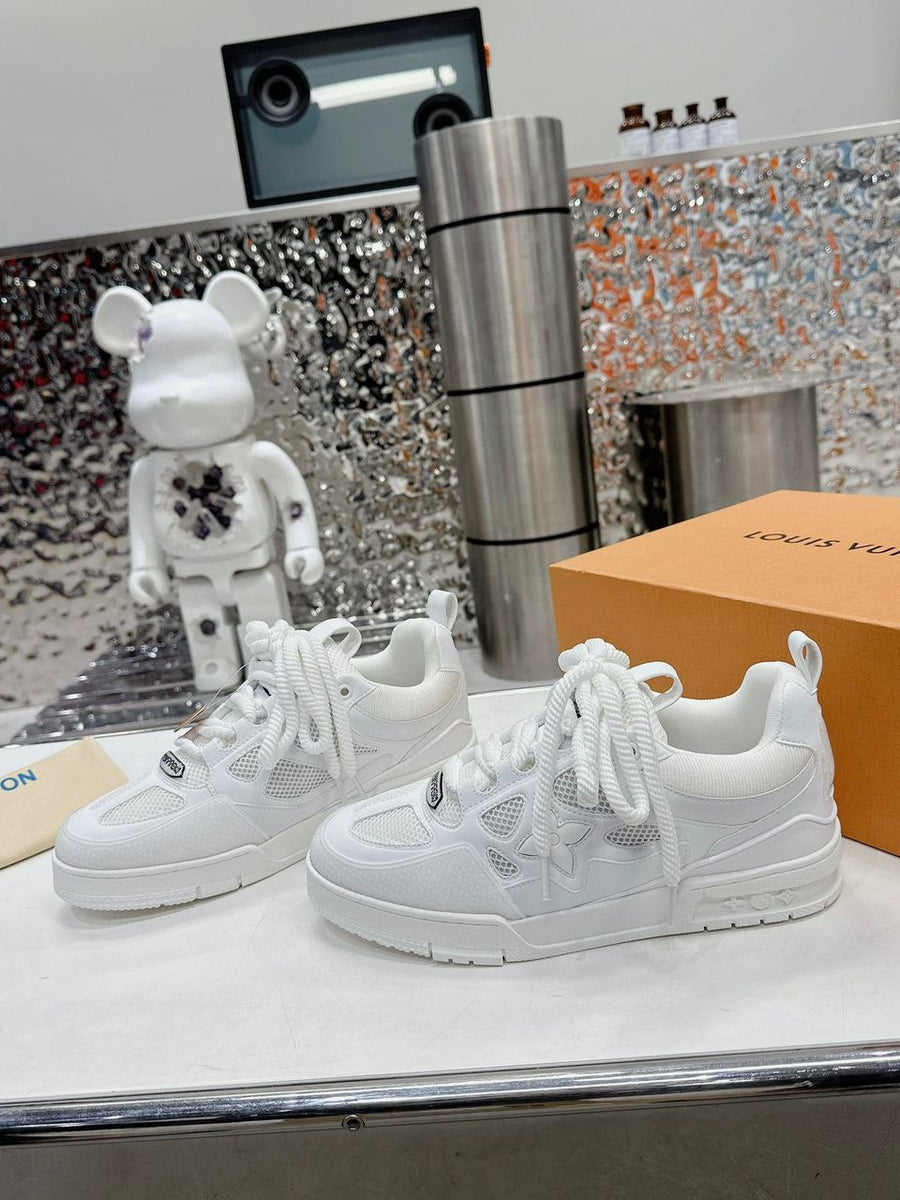 Tênis Skate Couro Branco