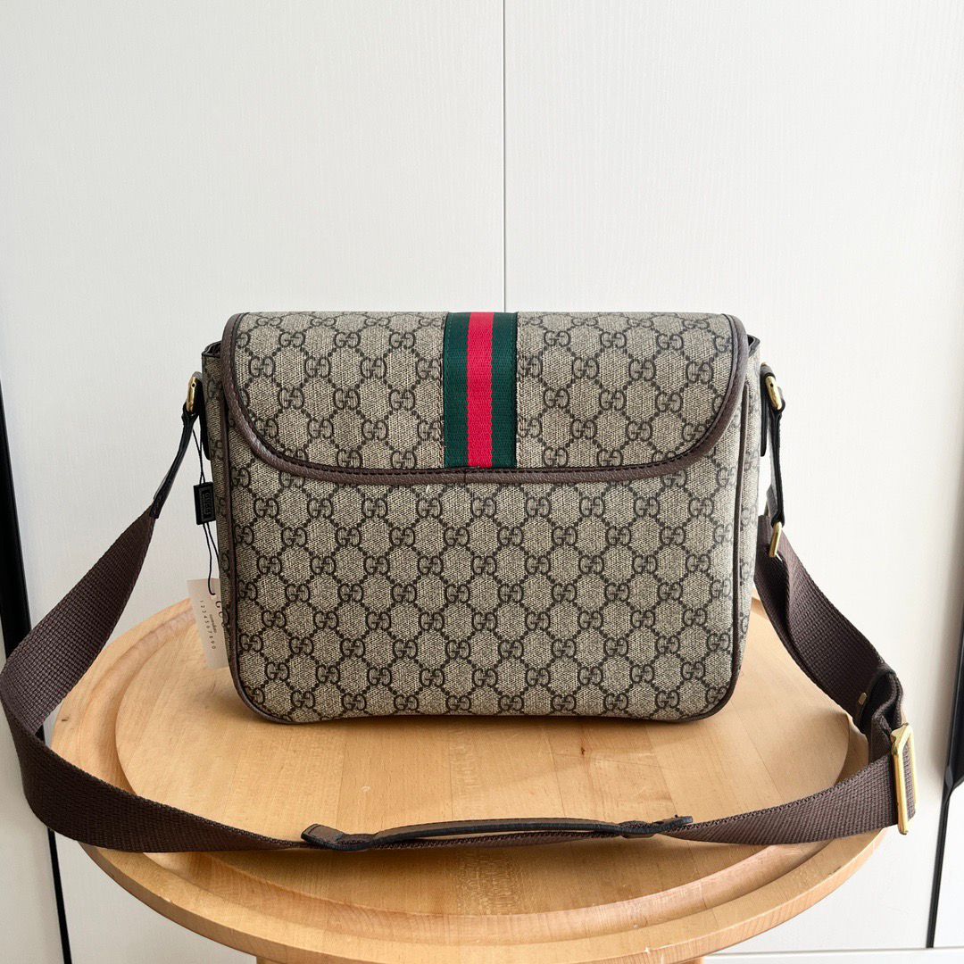Gucci Ophidia Medium Messenger Bag Beige