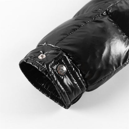 Jaqueta Parka Matelassê Nylon Preto