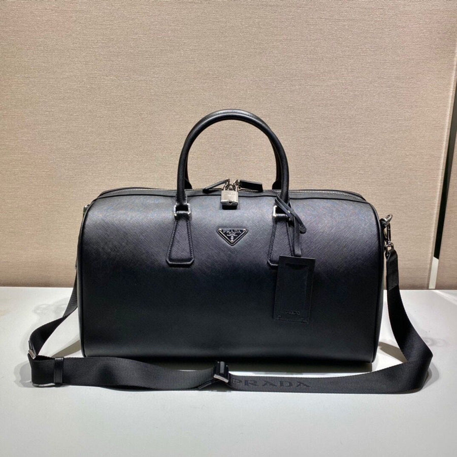Bolsa Couro Saffiano Estruturada Clássica