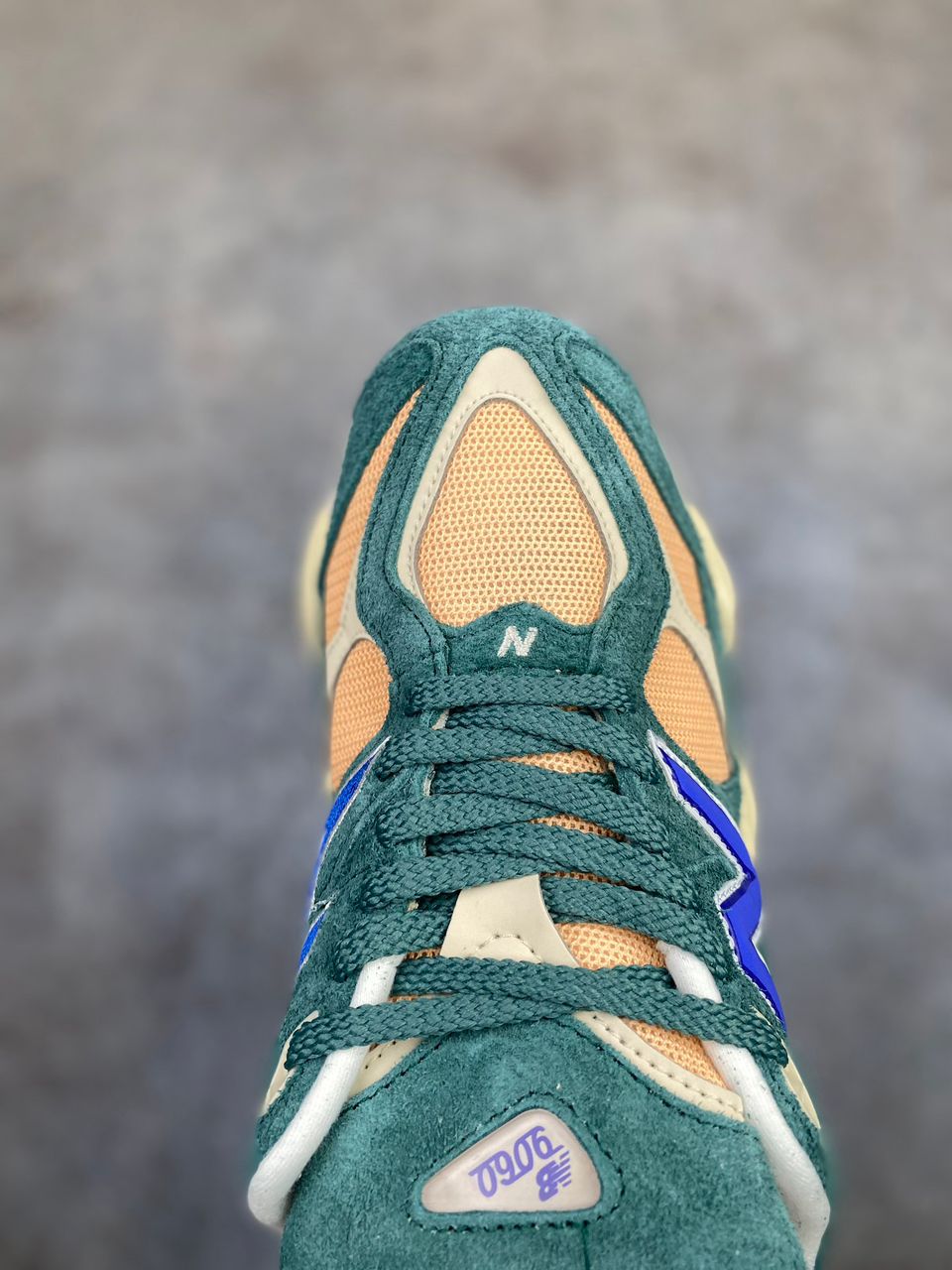 New Balance 9060 Spruce Peach Blossom Team Royal