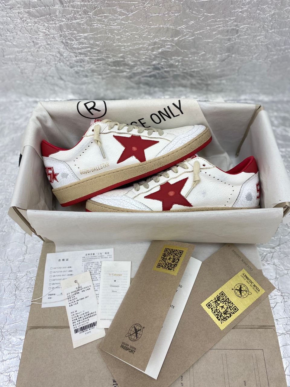 Golden Goose Ballstar Red