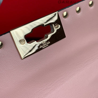 Valentino Garavani Bolsa matelassê Rose