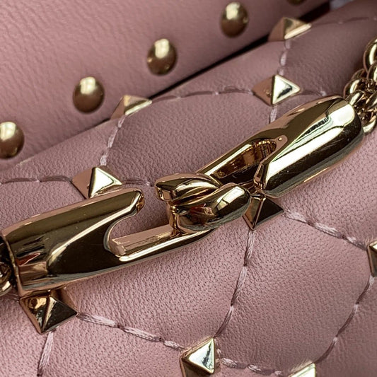Valentino Garavani Bolsa matelassê Rose
