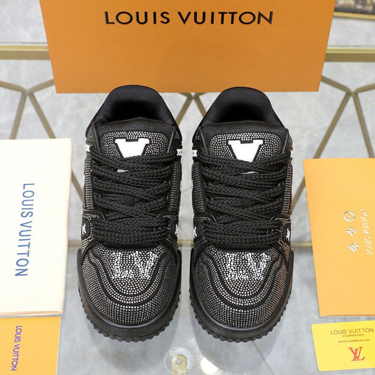 Trainer Maxi Crystals White Black