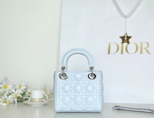 Dior Small Lady Dior Cyan