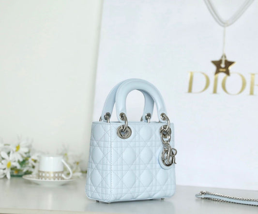 Dior Small Lady Dior Cyan