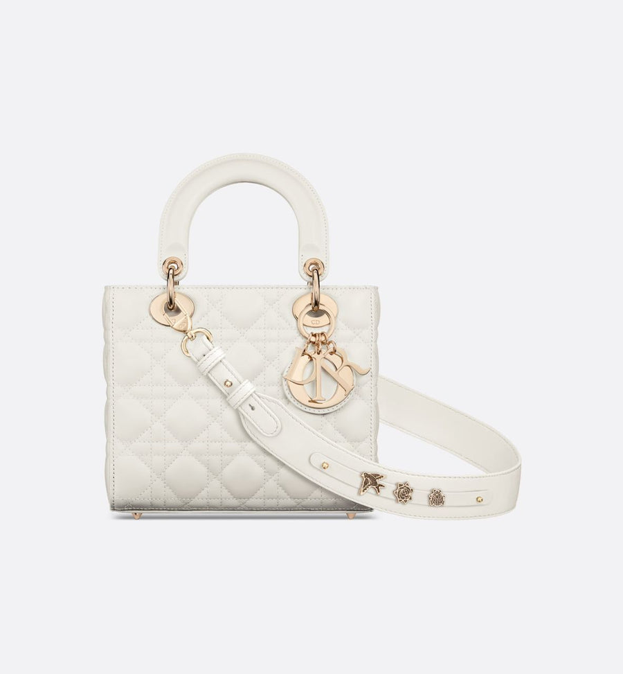 Bolsa Couro Branco Tiracolo Pequena