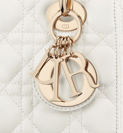 Dior Small Lady Dior White