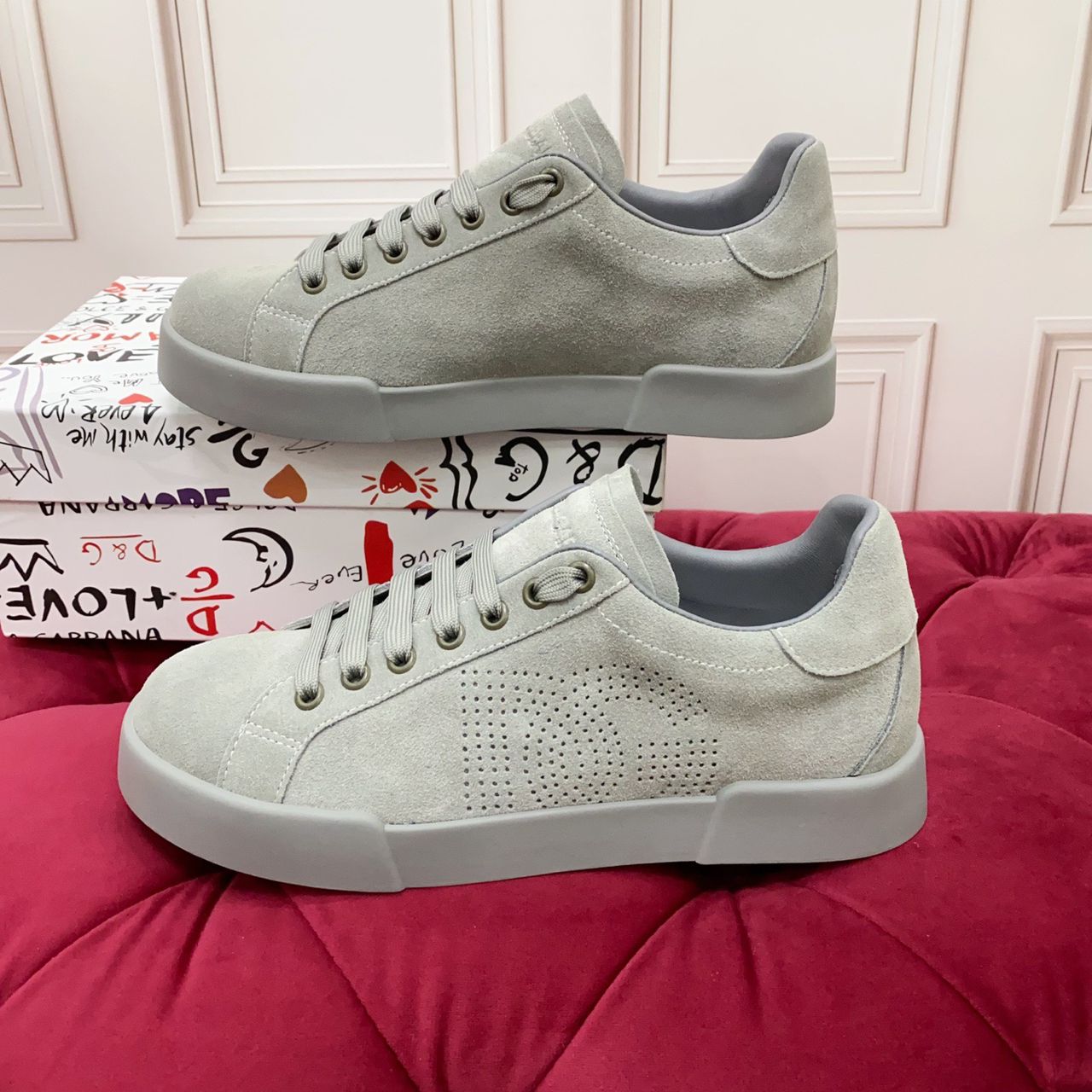 Dolce & Gabbana Perforated Logo