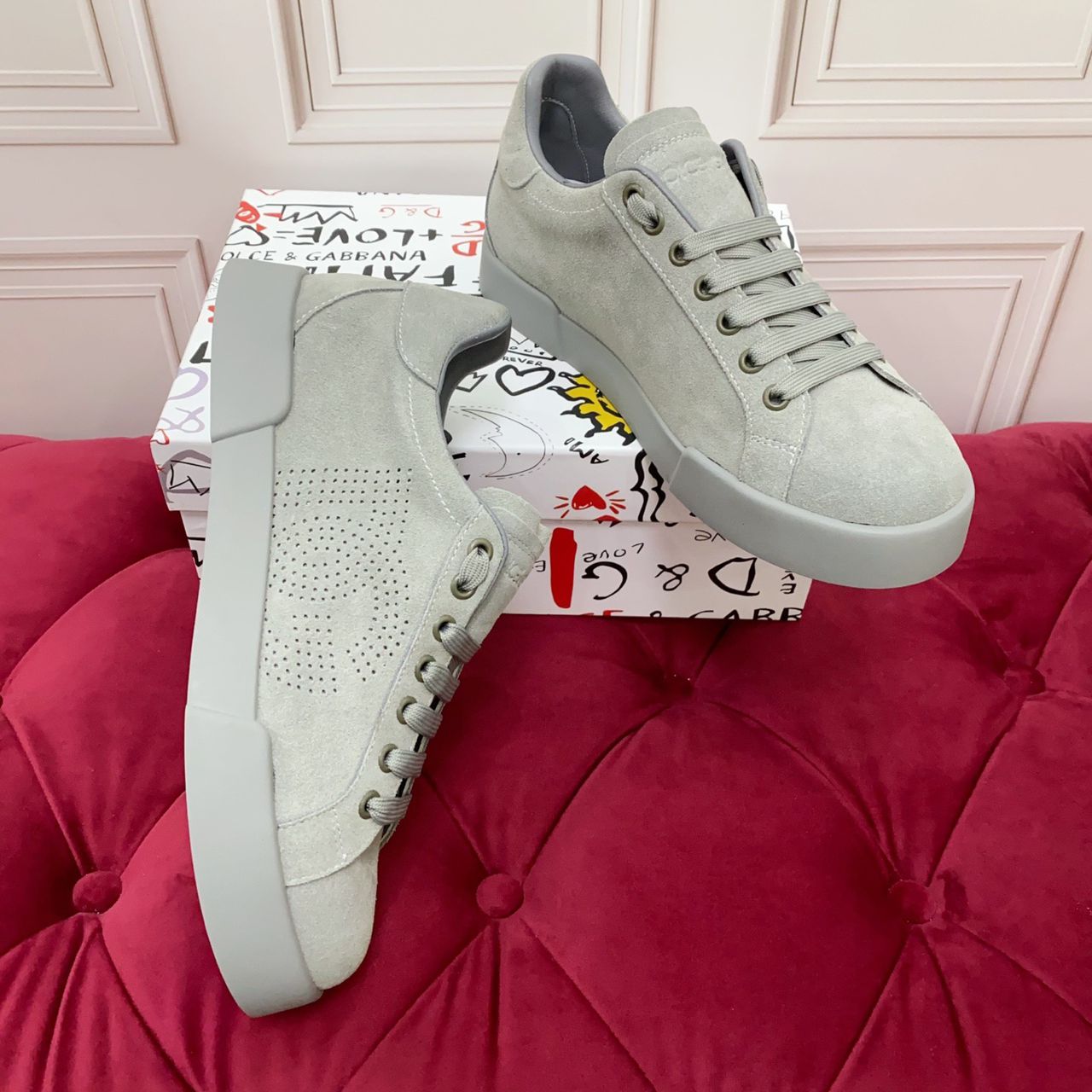 Dolce & Gabbana Perforated Logo