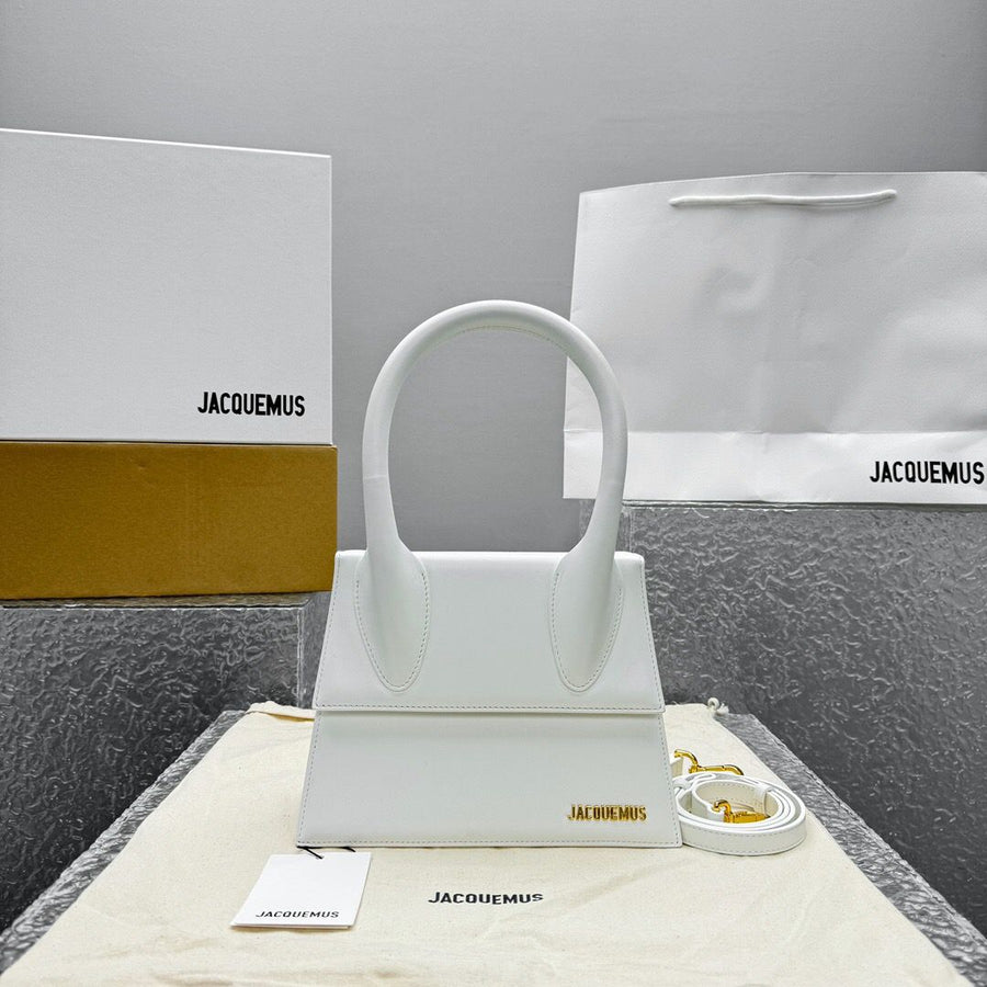 Bolsa Couro Branco