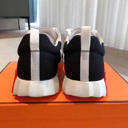 Hermes Air Mesh Suede Black