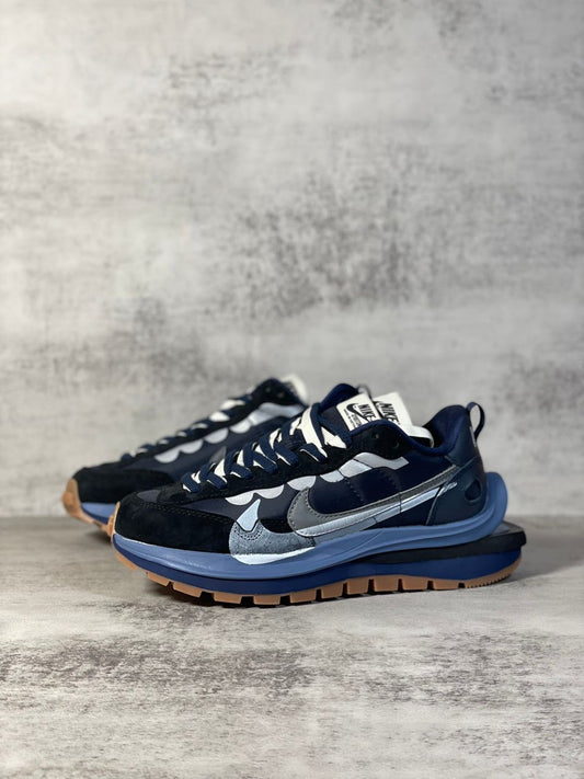 Tênis Runner Malha e Nylon Cinza Detalhes Contrastantes