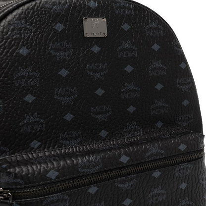 Mochila MCM Stark Black Couro Genuíno
