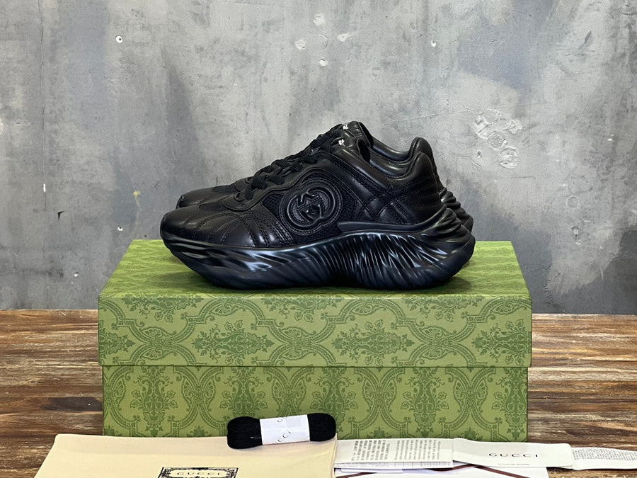 Tênis Casual Couro Preto