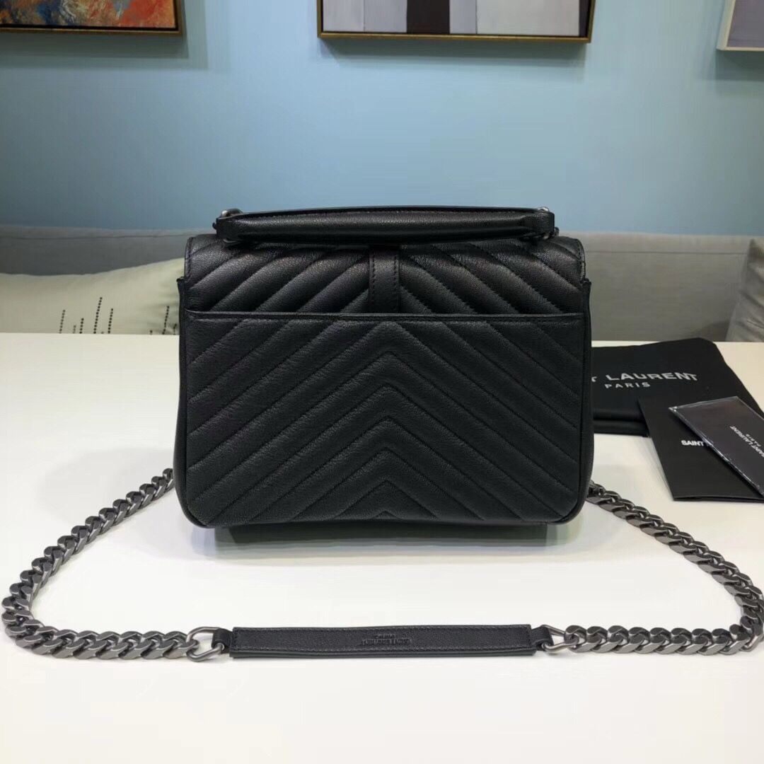 Yves Saint Laurent College Medium Black