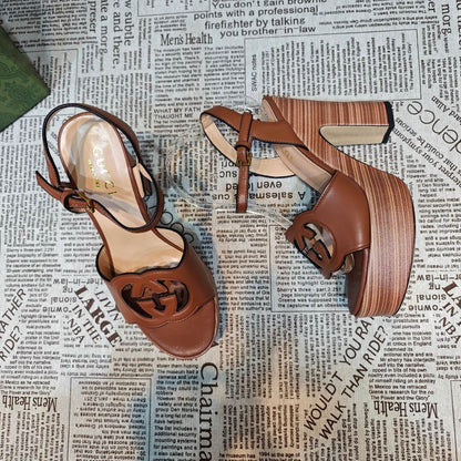 Gucci Interlocking GG Com Salto 110mm