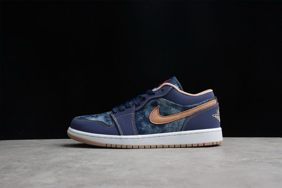 Tênis Cano Baixo Denim Azul