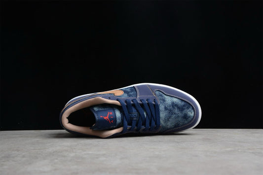 Air Jordan 1 Low Denim - vista superior