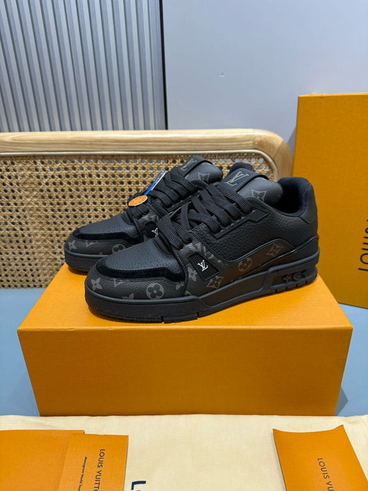 LV Trainer #54 Sneaker Black