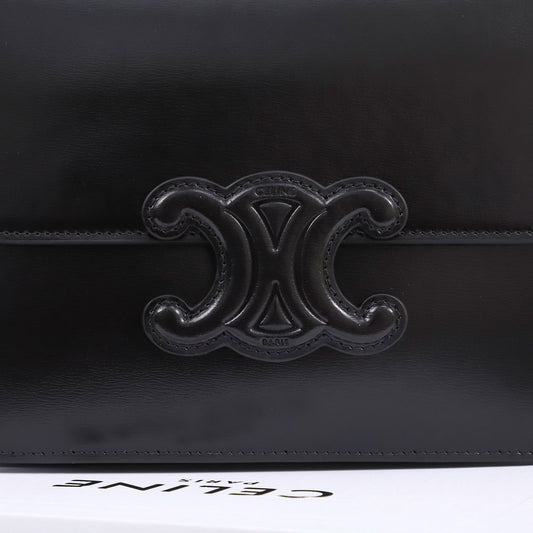 Celine Calfskin Teen Cuir Triomphe Anthracite