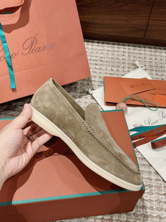 Loro Piana Suede Loafers Summer Walk