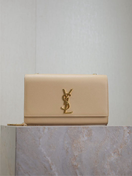 Yves Saint Laurent Kate Medium Crossbody Bag In Grained Leather