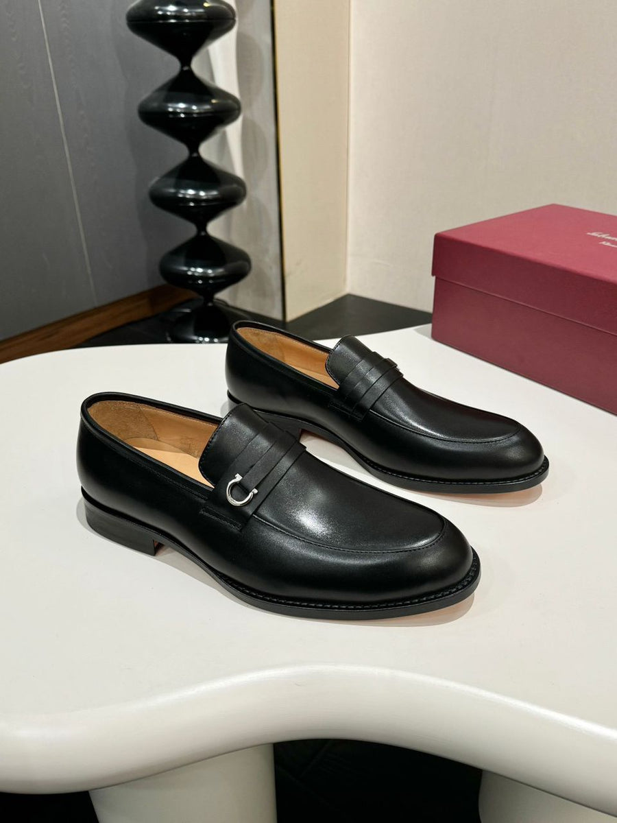 Sapato Social Couro Clássico Preto