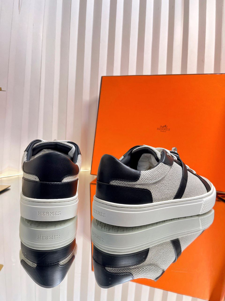 Hermes Day Sneaker Prunoir / Noir