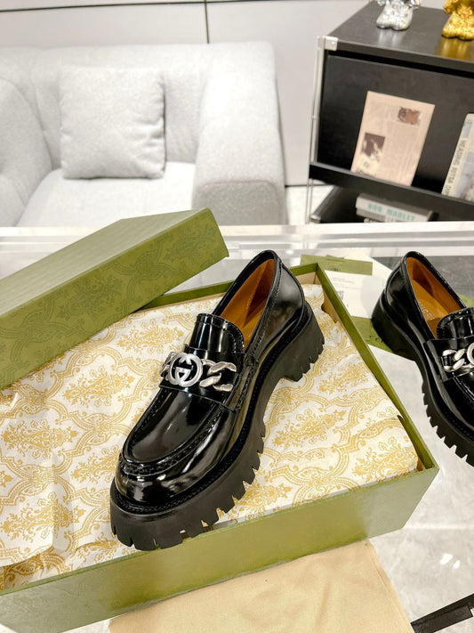 Mocassim Gucci Interlocking GG Black