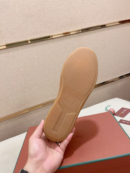 Loro Piana Tennis Walk Sneakers Black