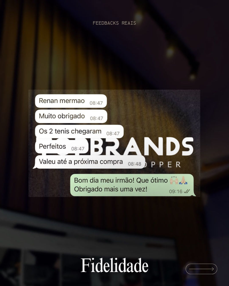 Feedback de cliente TOPBRANDS