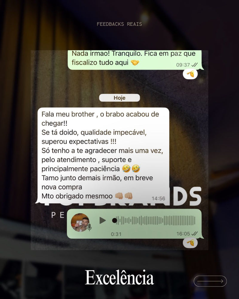 Feedback de cliente TOPBRANDS