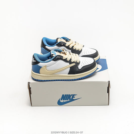 Jordan 1 Retro x Travis Scott Blue Infantil