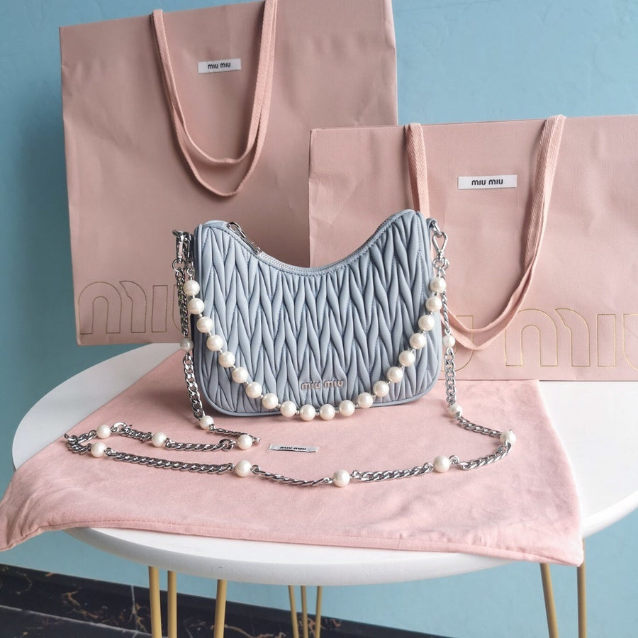 Bolsa Ombro Couro Acolchoado Matelassê