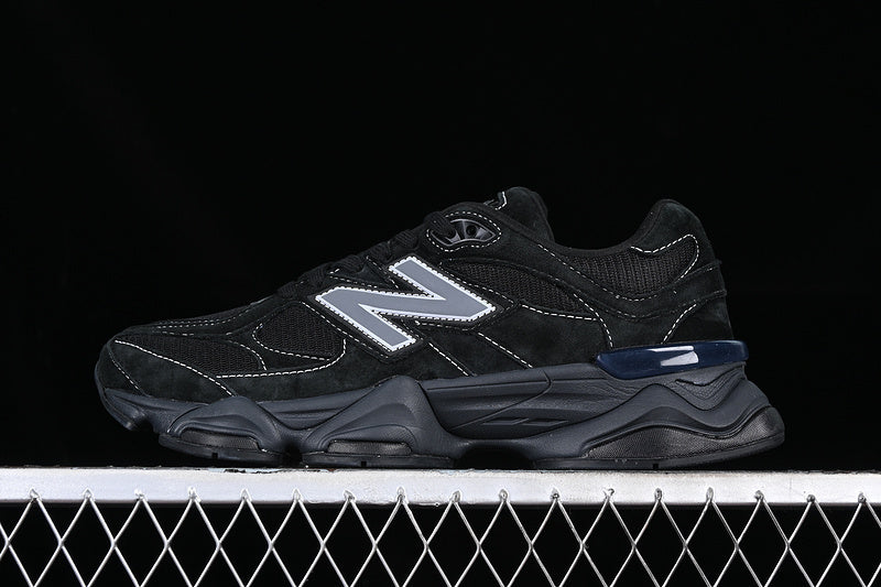 Tênis Runner Malha Preto Cinza e Branco